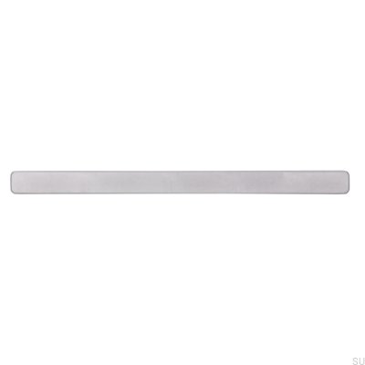 Elongated furniture handle 1666 224 Aluminum Brushed