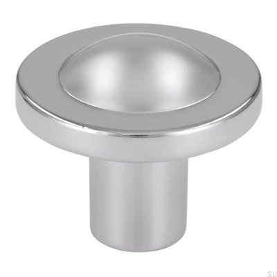 Furniture knob 1746 35 Polished chrome