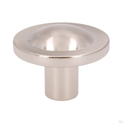 Furniture knob 1746 40 Silver Brushed