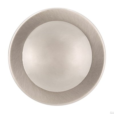 Furniture knob 1746 40 Silver Brushed