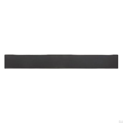 Elongated furniture handle 1750 160 Anthracite Polished