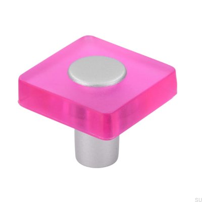 Furniture knob SM8118I Plastic Pink