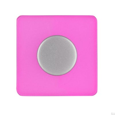Furniture knob SM8118I Plastic Pink