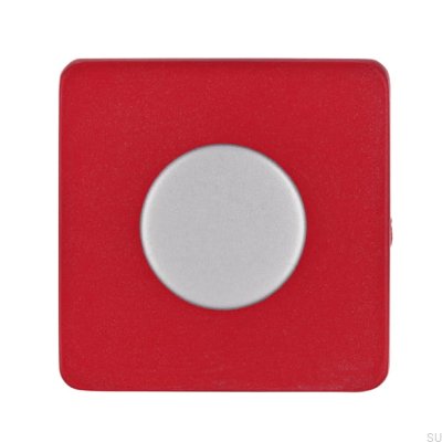 Furniture knob SM8118I Plastic Red