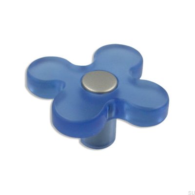 Furniture knob SM8116I Plastic Blue