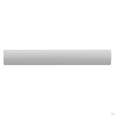 Elongated furniture handle 1906F 64 Aluminum Brushed