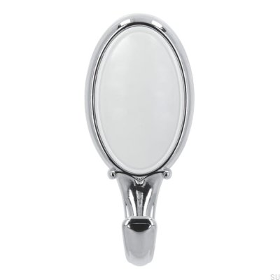 Wall Coat 1979 Polished Chrome with White