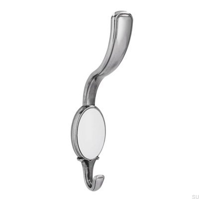 Wall Coat 1980 Antique Silver with White