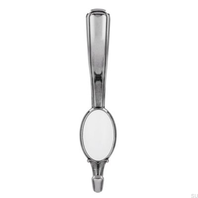 Wall Coat 1980 Antique Silver with White