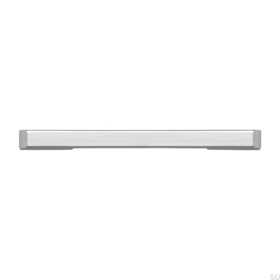 Elongated furniture handle 2027 96 Polished chrome