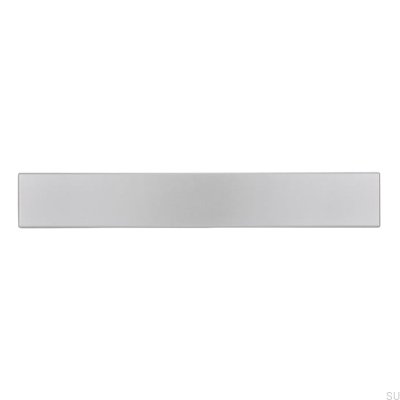 Elongated furniture handle SM8004 128 Plastic Silver