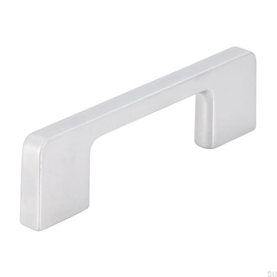 Elongated furniture handle 2027 96 Brushed chrome