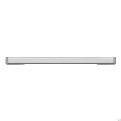 Elongated furniture handle 2027 128 Polished chrome