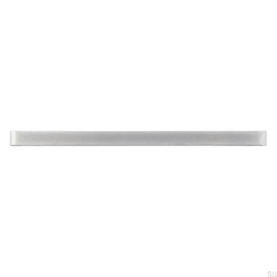 Elongated furniture handle 2027 128 Brushed chrome