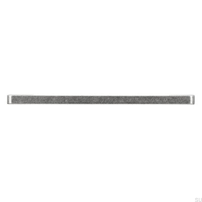 Elongated furniture handle 2027 160 Antique Silver