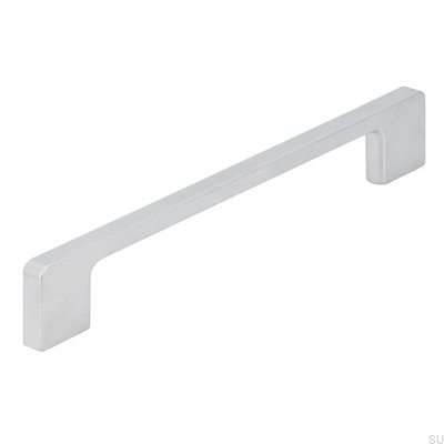 Elongated furniture handle 2027 192 Brushed chrome