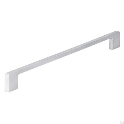 Elongated furniture handle 2027 320 Brushed chrome