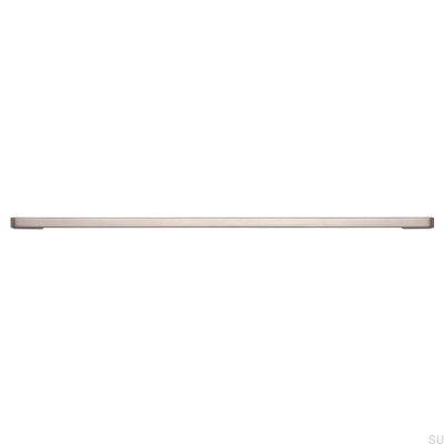 Elongated furniture handle 2027 320 Silver Brushed