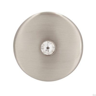 Furniture knob 2037 Silver Brushed