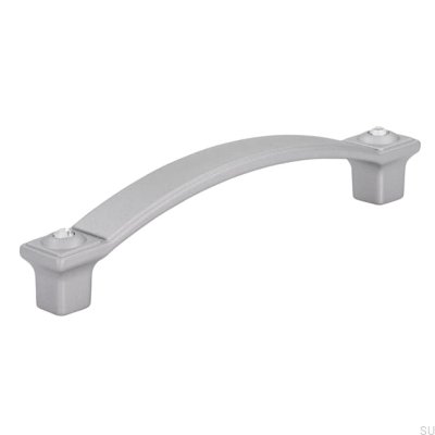 Elongated furniture handle 2038 96 Aluminum Brushed