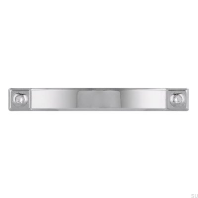 Elongated furniture handle 2038 96 Polished chrome