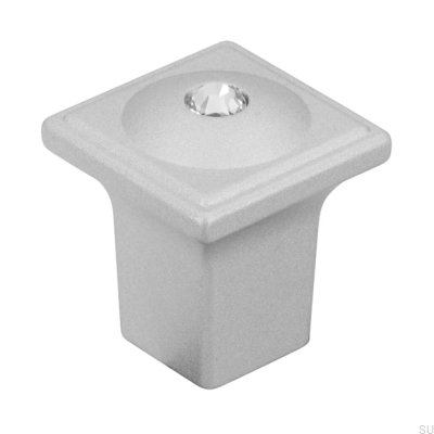 Furniture knob 2040 Aluminum Brushed