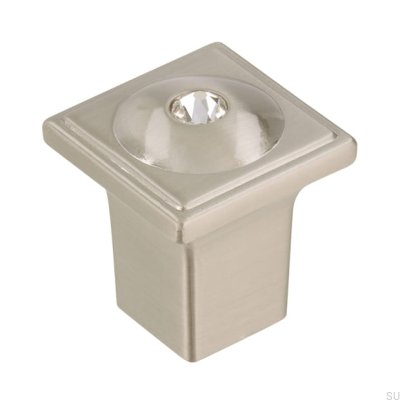 Furniture knob 2040 Silver Brushed
