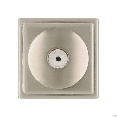 Furniture knob 2040 Silver Brushed