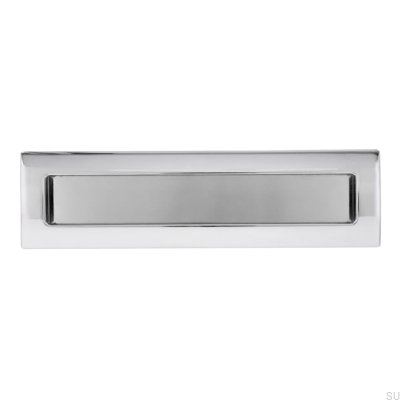 Recessed furniture handle 2042 160 Polished chrome