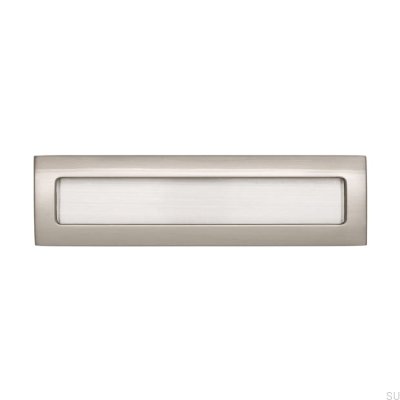 Recessed furniture handle 2042 160 Silver Brushed