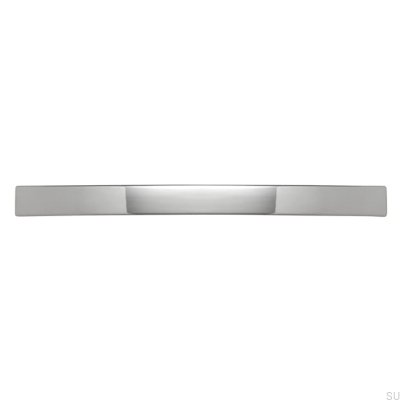 Elongated furniture handle 2084 160 Polished chrome