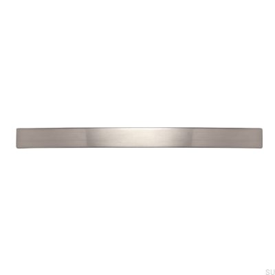 Elongated furniture handle 2084 160 Brushed silver