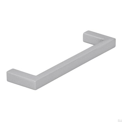 Elongated furniture handle 2108 96 Aluminum Brushed