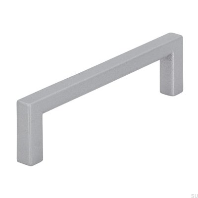 Elongated furniture handle 2108 96 Aluminum Brushed