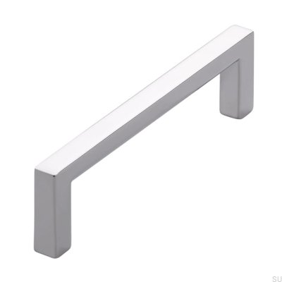 Elongated furniture handle 2108 96 Polished chrome