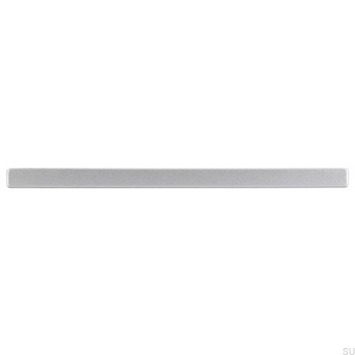Elongated furniture handle 2108 128 Aluminum Brushed