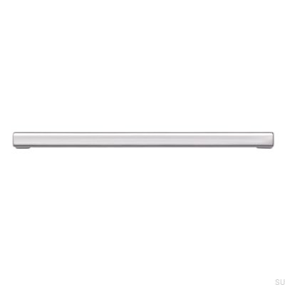 Elongated furniture handle 2108 128 Polished chrome