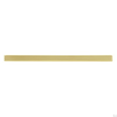 Elongated furniture handle 2108 128 Gold Polished