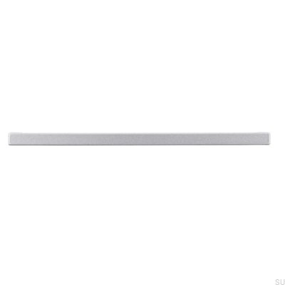Elongated furniture handle 2108 160 Aluminum Brushed