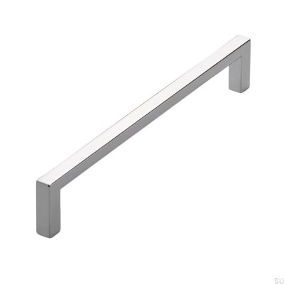 Elongated furniture handle 2108 160 Polished chrome