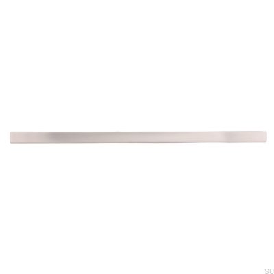 Elongated furniture handle 2108 160 Brushed silver