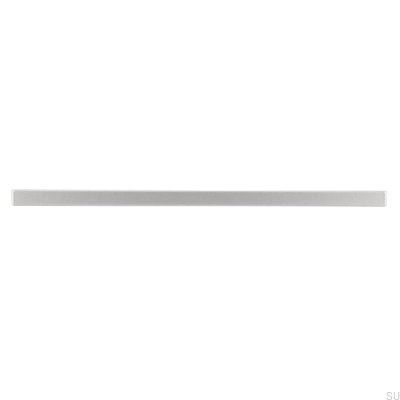 Elongated furniture handle 2108 192 Aluminum Brushed