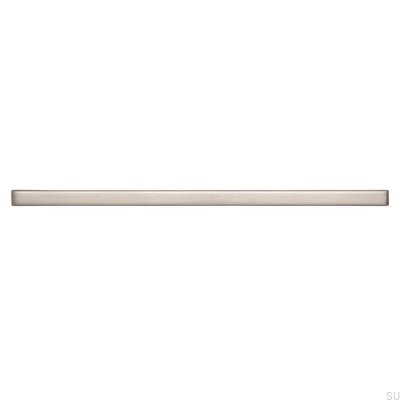 Elongated furniture handle 2108 192 Brushed silver