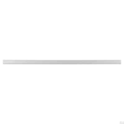 Elongated furniture handle 2108 224 Aluminum Brushed