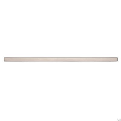 Elongated furniture handle 2108 224 Brushed silver
