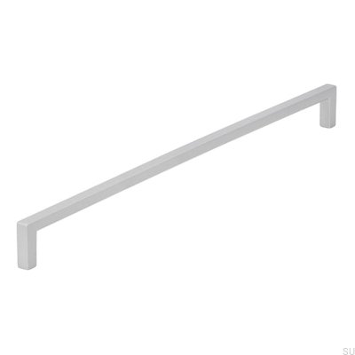 Elongated furniture handle 2108 320 Aluminum Brushed