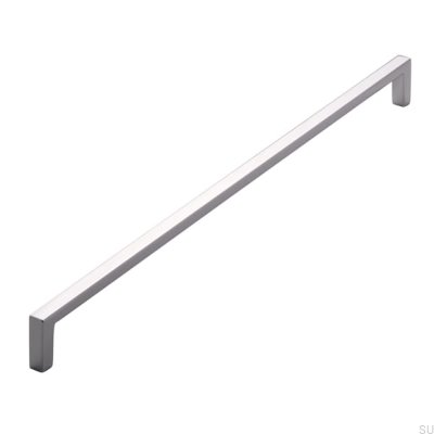Elongated furniture handle 2108 320 Polished chrome