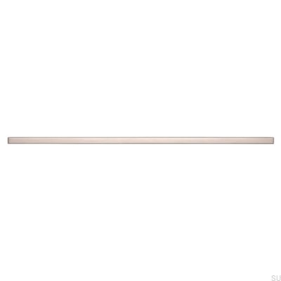 Elongated furniture handle 2108 320 Silver Brushed