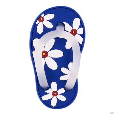 Furniture knob H210L Left Rubber Blue