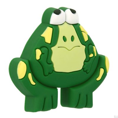 Furniture knob H159 Green Rubber Frog